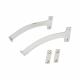 Quadrant Arm Fanlight Stay - 150mm Length - Polished Chrome - Pair
