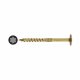 Timber Connector Torx Wafer Head Wood Screws - 8.0 x 100mm - Nano Bronze - Pack of 25