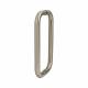 Satin Stainless Steel 19mm D-Bar Door Pull Handles - Back to Back - 229mm Centres