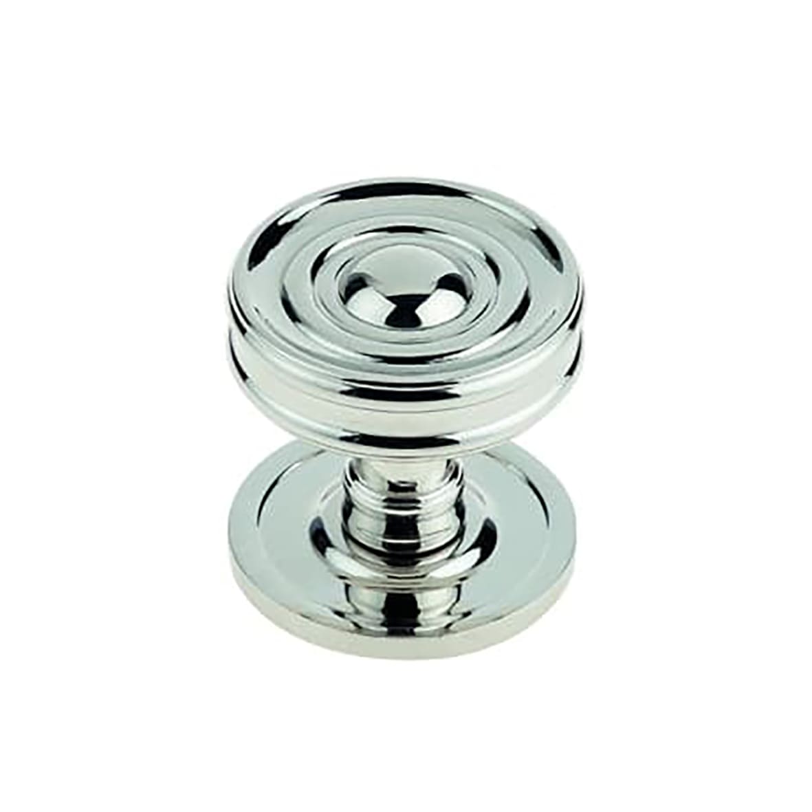 Bloomsbury Round Cabinet Knob - 40mm Diameter - Polished Nickel