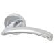 Marcus Polished Chrome Door Handles on Round Rose - Centaur Range