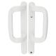 White uPVC Patio Dummy Door Handles