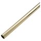 25mm Round Steel Hanging Rail Tube - 1829mm Length - Polished Brass