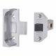 2650 Rebated Tubular Latch - 64mm Case - 44mm Backset - Silver