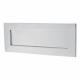 Letter Plate - 254 x 102mm - Polished Chrome