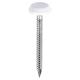 Polymer Headed Nails - 40mm Length - White - Pack of 250