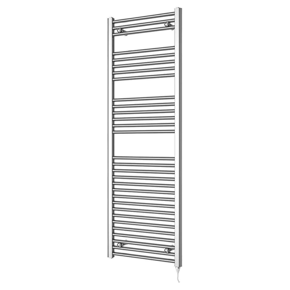 400W Dual Fuel Heated Towel Rail - Chrome