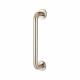 316 Satin Stainless Steel 22mm D-Bar Door Pull Handle on Rose - Bolt Fix - 250mm Centres