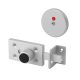 Pro Cubicle Indicator Bolt - 12-13mm Panels - Satin Anodised Aluminium