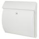 Classic Plastic Postbox - 375 x 384 x 145mm - White