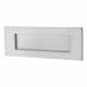 Letter Plate - 205 x 75mm - Satin Chrome