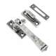 Avon Locking Mortice & Hook Plate Casement Window Fastener - Reversible - Pewter