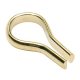 Banjo Bookcase Steel Stud - 25 x 12 x 5mm - Electro Brass - Pack of 50