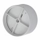 Back Draught Shutter - 4"/100mm - White