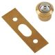 Bales Roller Ball Catch - 10 x 12 x 14mm - Polished Brass - Pack of 10