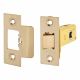Heavy Duty Tubular Latch - 65mm Case - 44mm Backset - Square - PVD Brass