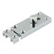 Polished Chrome Bathroom Slip Straight Barrel Bolt - 65 x 25mm