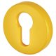 Nylon Escutcheon - 52mm Diameter - Euro - Golden Yellow - Pair