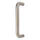 Satin Stainless Steel 16mm D-Bar Door Pull Handle - Bolt Fix - 152mm Centres