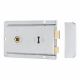 Flanged Rim Sashlock - 155 x 105mm - Polished Chrome