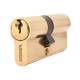 5 Pin 70mm Euro Double Cylinder - 30 + 40mm - Polished Brass - Keyed to Differ