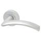 Marcus Satin Chrome Door Handles on Round Rose - Centaur Range