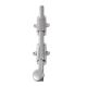 French Door Bolt/Flat Section Bolt - 306 x 42mm - Satin Chrome