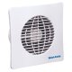 Basic BAS150SLB Axial Bathroom and Kitchen Extractor Fan - White