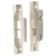 Pre Rebated Bolt Through 2 Lever Sashlock - 64mm Case - 44mm Backset - Nickel Plated