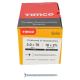Solo Chippy Pozi Countersunk Wood Screws - 5.0 x 70mm - Zinc Plated - Pack of 200