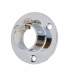 19mm Tube Hanging Rail End Socket with Locking Grub Screws - Polished Chrome - Pack of 2