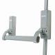 Single Door Panic Bolt - Timber/Metal Door - Silver