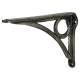 Circle Shelf Bracket - 145 x 105mm - Pewter Effect