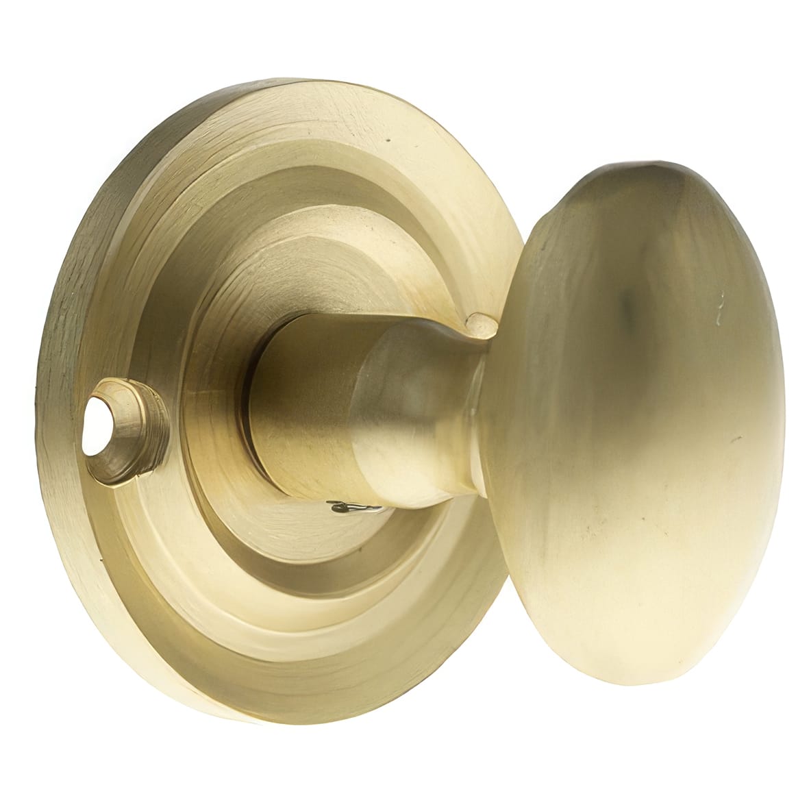 Old English Bathroom Turn and Release - 42mm Diameter - Satin Brass