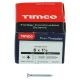 Twin Threaded Pozi Countersunk Wood Screws - 6 x 1 1/2" - Zinc Plated - Pack of 200