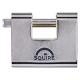 Armoured Steel Shutter Lock - 80mm Body - 29 x 15mm Shackle - Keyed Alike - Chrome