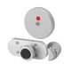 Premier Cubicle Indicator Bolt - 17-21mm Panels - Satin Anodised Aluminium