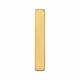 Solid Brass Public House Plain Finger Plate - 382 x 64 x 3mm - Polished