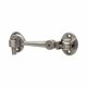 Heavy Duty Cabin Hook & Eye - 75mm Length - Satin Nickel