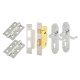 Polished Chrome Victorian Summer Scroll 3 Lever Sashlock Door Handles Pack