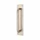 Satin Stainless Steel 22mm D-Bar Door Pull Handle on Plate - Screw Fix - 350 x 75 x 1.5mm