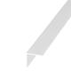 2000mm Plastic Angle - Equal Sided - 25 x 25 x 1.8mm - White