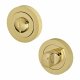Bathroom Turn & Release - 50mm Diameter - Polished Brass