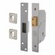 3G110 5 Detainer High Security Deadlock - 73mm Case - 44mm Backset - Satin Stainless Steel