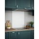 Self Adhesive Glass Kitchen Splashback - 750 x 600mm - Ice White