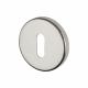 Escutcheon - 52mm Diameter - Keyhole - Polished Stainless Steel