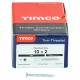 Twin Threaded Pozi Countersunk Wood Screws - 10 x 2" - Zinc Plated - Pack of 200