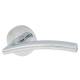 Polished Chrome Door Handles on Round Rose - Sabre Range