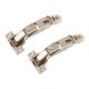CLIP Top Zero Protrusion Cabinet Hinge - 155° - Sprung - Overlay - Zinc Plated - Pair