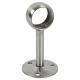 25mm Hanging Rail Centre Bracket - Brushed Stainless Steel